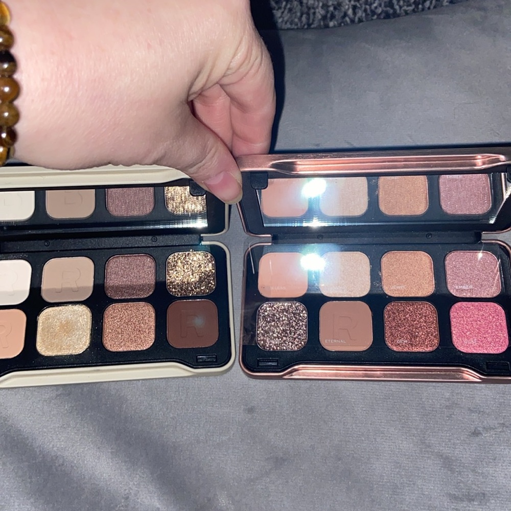 Two Revolution 8 pan eyeshadow palette’s.  Brand new.